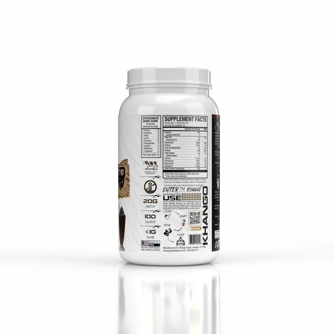 Khango Pro Grass Fed Protein - Frozen Hot Chocolate