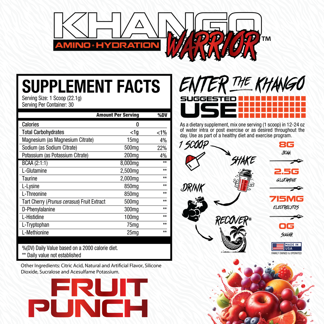 Khango Warrior Amino - Fruit Punch